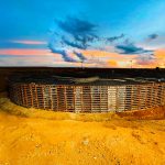 Redstone CSP Plant Tower construction - Initial Phase