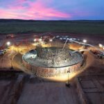 Redstone CSP Plant Tower construction