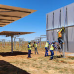 Redstone CSP Plant Mirror Installation