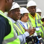 President Cyril Ramaphosa visiting Redstone CSP Plant