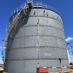 Service & FF Water Tank Construction is complete.